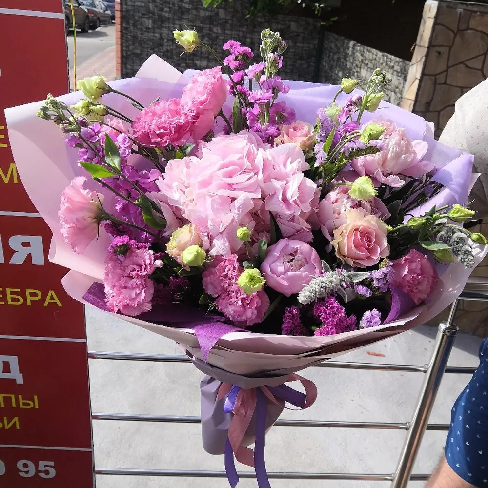 Букет "Розовые облака"