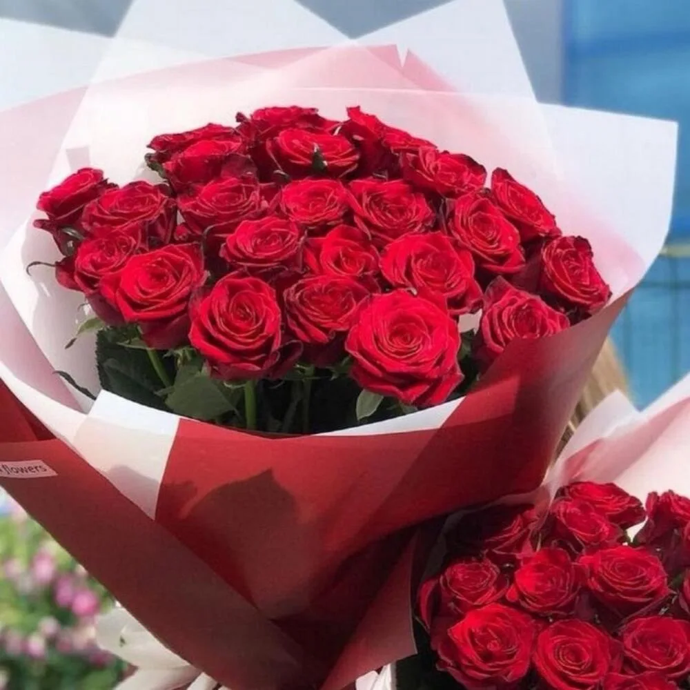 Букет-комплимент из 21 розы